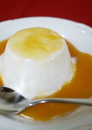 大根のババロア~柿ソース添え~-レシピのメイン写真