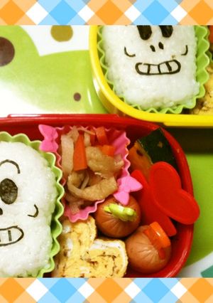 キャラ弁　ホラーマン　アンパンマン-レシピのメイン写真