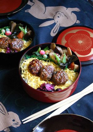 リメイク【キンピラつくねのお弁当】-レシピのメイン写真