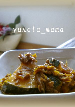 簡単♫かぼちゃのまぐろ煮-レシピのメイン写真