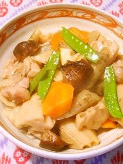 治部煮風の煮しめ-レシピのメイン写真