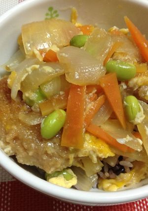 冷凍ヒレカツでうまうまかつ丼-レシピのメイン写真