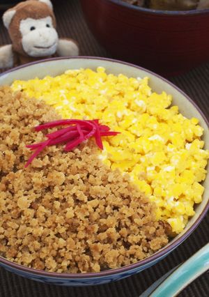 お弁当にも使える！そぼろ親子丼☆-レシピのメイン写真