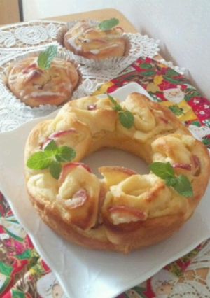 ☆アップルリング☆ ~クリスマスパン~-レシピのメイン写真