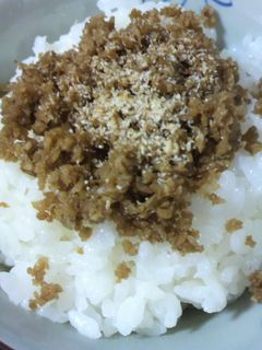 ごぼうのそぼろ(というか、ふりかけ?)-レシピのメイン写真