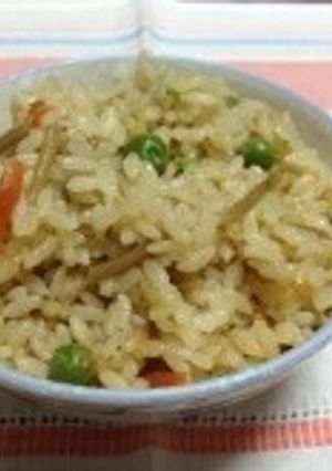 レトルト活用で簡単♪洋風ごぼうごはん-レシピのメイン写真