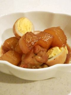 大根と鶏とたまごの照り煮-レシピのメイン写真