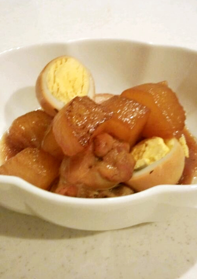 大根と鶏とたまごの照り煮-レシピのメイン写真