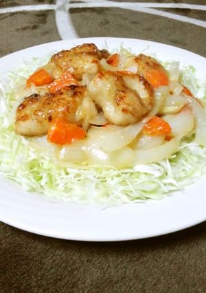 柔らか鶏胸肉の柚子胡椒マヨ炒め-レシピのメイン写真