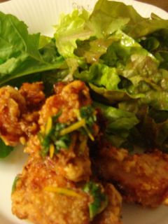 鶏唐揚げのネギレモンソース-レシピのメイン写真