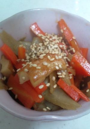 砂糖なし☆優しい味のきんぴらごぼう-レシピのメイン写真