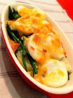 簡単すぎ!ポテトとほうれん草のグラタン-レシピのメイン写真
