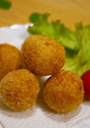 煮おからをリメイク＊まん丸コロッケ♡-レシピのメイン写真