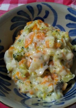 白身魚のクリーム煮（離乳食モグモグ期）-レシピのメイン写真