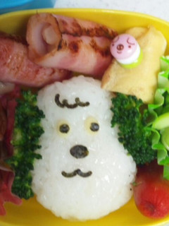 キャラ弁 ワンワン-レシピのメイン写真
