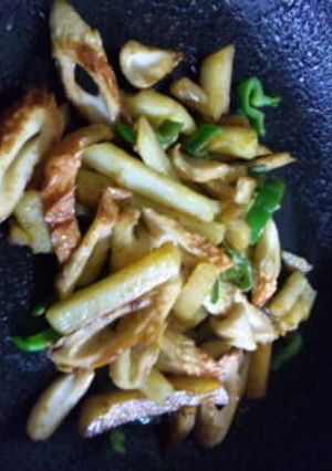 ジャガと竹輪とピーマンのカレー粉炒め☆-レシピのメイン写真