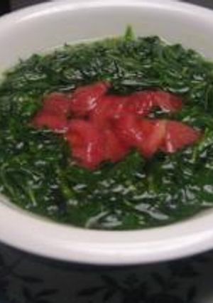 モロヘイヤとトマトの冷たいスープ☆-レシピのメイン写真