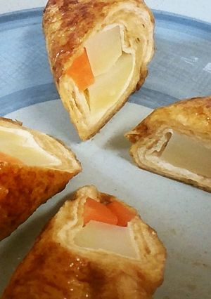 油揚げの野菜巻き　じゃが芋入り-レシピのメイン写真