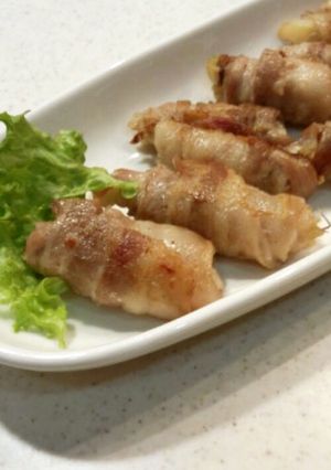 簡単♪豚肉のみょうが巻き おつまみにも｡-レシピのメイン写真