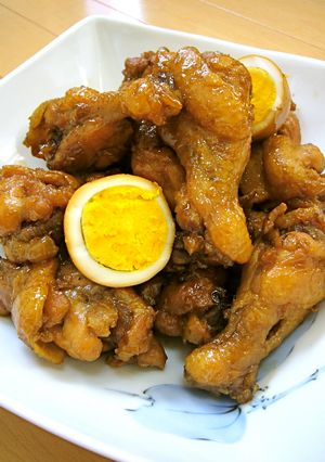 お酢・めんつゆ☆簡単♪手羽元☆さっぱり煮-レシピのメイン写真