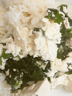 豆腐とわかめの胡椒炒め-レシピのメイン写真