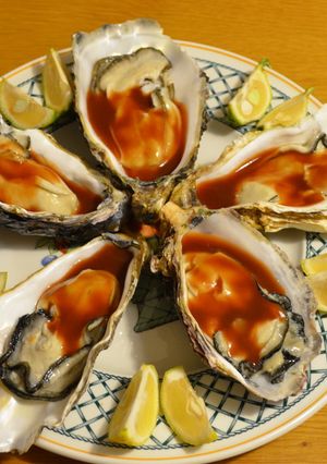 生牡蠣のカクテルソース-レシピのメイン写真