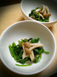 ほうれん草としめじのお浸し-レシピのメイン写真