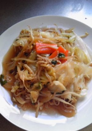 お酢でさっぱりヘルシー野菜炒め-レシピのメイン写真