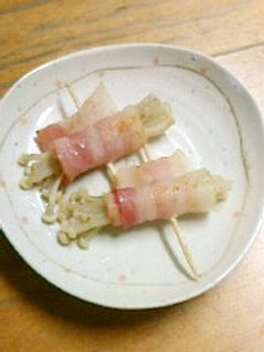 ♪レンジで簡単♪エノキベーコン巻き-レシピのメイン写真
