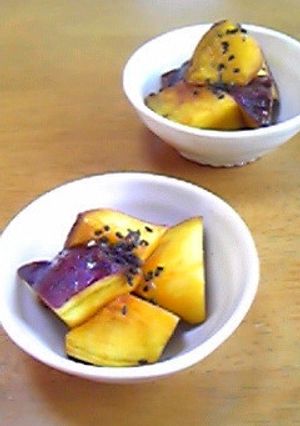 サツマイモのレンジでこっくり煮-レシピのメイン写真