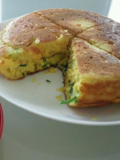 野菜入り☆厚いホットケーキ-レシピのメイン写真