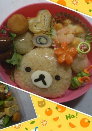 リラックマ弁当-レシピのメイン写真