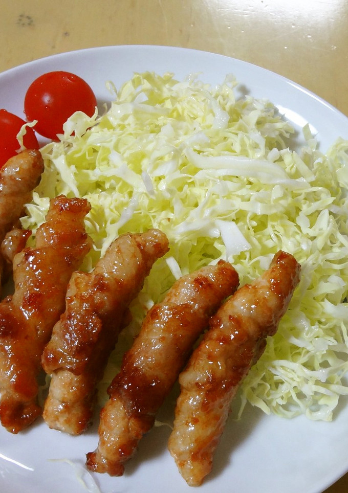 くるくる♪豚薄切りの生姜焼き＊お弁当にも-レシピのメイン写真