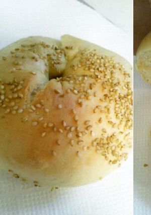コーンチーズベーグル-レシピのメイン写真