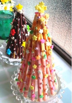 バレンタインもイチコポッキーデコツリー☆-レシピのメイン写真