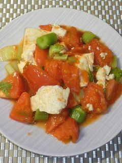 トマトの豆腐炒め-レシピのメイン写真