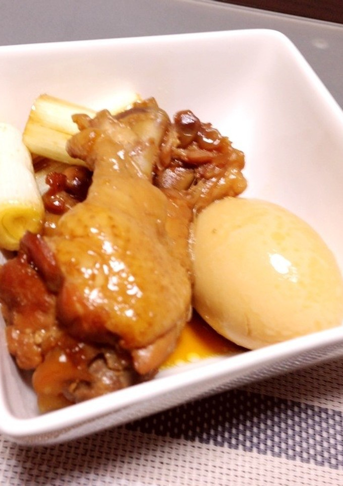 すき焼きのタレで☆簡単！うまうま鶏手羽煮-レシピのメイン写真