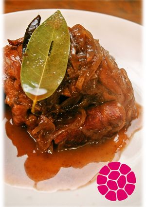 クリスマス♪梅酢で鶏肉の赤ワイン煮-レシピのメイン写真