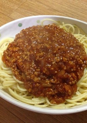 ちょっぴり甘めなミートソース☆-レシピのメイン写真