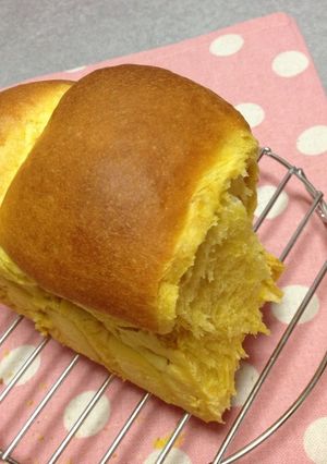 ふっくら‼かぼちゃミニ食パン-レシピのメイン写真