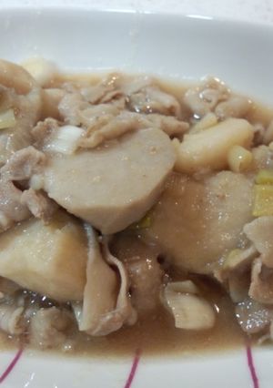 ほっこり里芋と豚バラの醤油煮-レシピのメイン写真