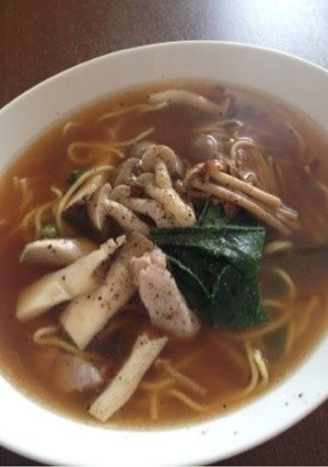 きのこたっぷり中華そば-レシピのメイン写真