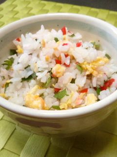 かりかり梅と大葉で✿混ぜご飯-レシピのメイン写真