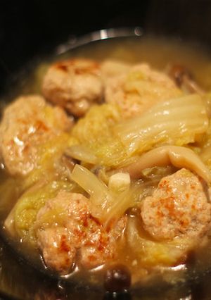 肉団子と白菜のオイスターソース煮-レシピのメイン写真