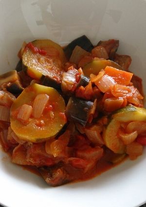 茅乃舎野菜だしで夏野菜のトマト煮-レシピのメイン写真