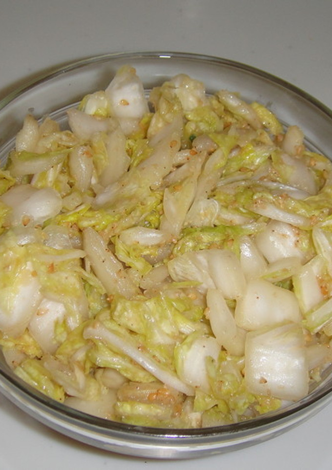 [簡単]白菜の胡麻風味浅漬け-レシピのメイン写真