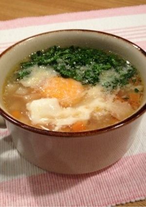 たまごとパセリのにんにくスープ-レシピのメイン写真