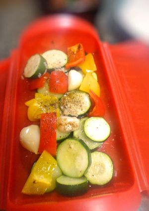 イタリアン野菜とにんにくのルクエ焼き-レシピのメイン写真