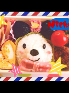 ♡キャラ弁♡ ミッキー(●´ω`●)☆-レシピのメイン写真
