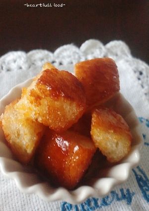 カリカリ♪キャラメル風味のパン耳ラスク-レシピのメイン写真